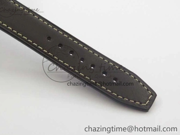 MIROTIME 1221 Pilot Chrono Spitfire IW387903 SS ZF 1:1 Best Edition Black Dial on Brown Leather Strap A OdorResistant 7127